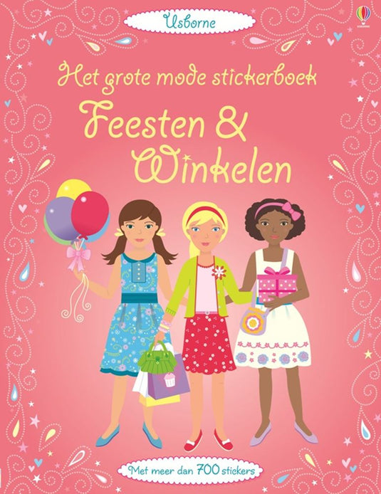 Grote mode stickerboek: feesten en winke