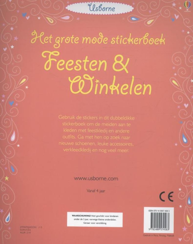 Cargue la imagen en el visor de la galería, Grote mode stickerboek: feesten en winke
