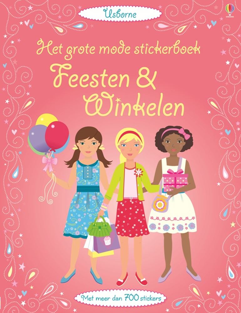 Laden Sie das Bild in Galerie -Viewer, Grote mode stickerboek: feesten en winke
