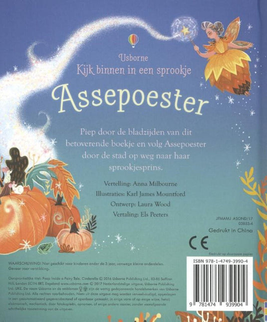 Kijk binnen sprookje: assepoester. 3+