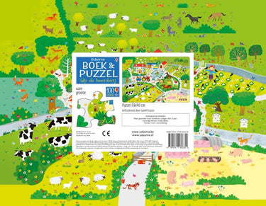 Usborne op de boerderij boek puzzel