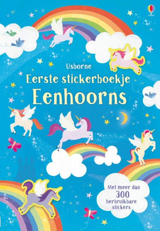 Centraal boekhuis eerste stickerboekje: eenhoorns. 3+