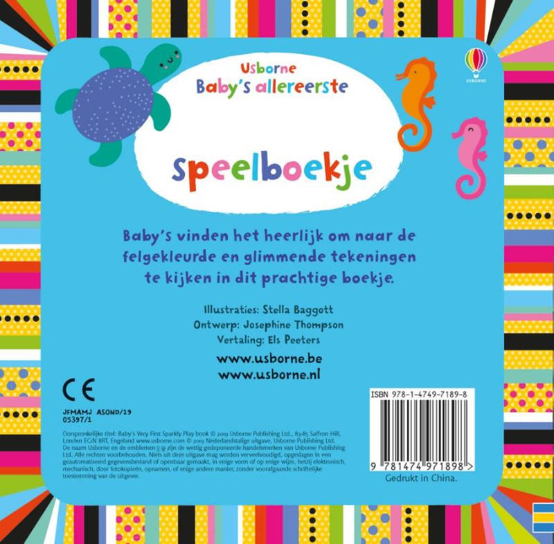 Afbeelding laden in galerijviewer, Baby'sallereerste glitterspeelboekje
