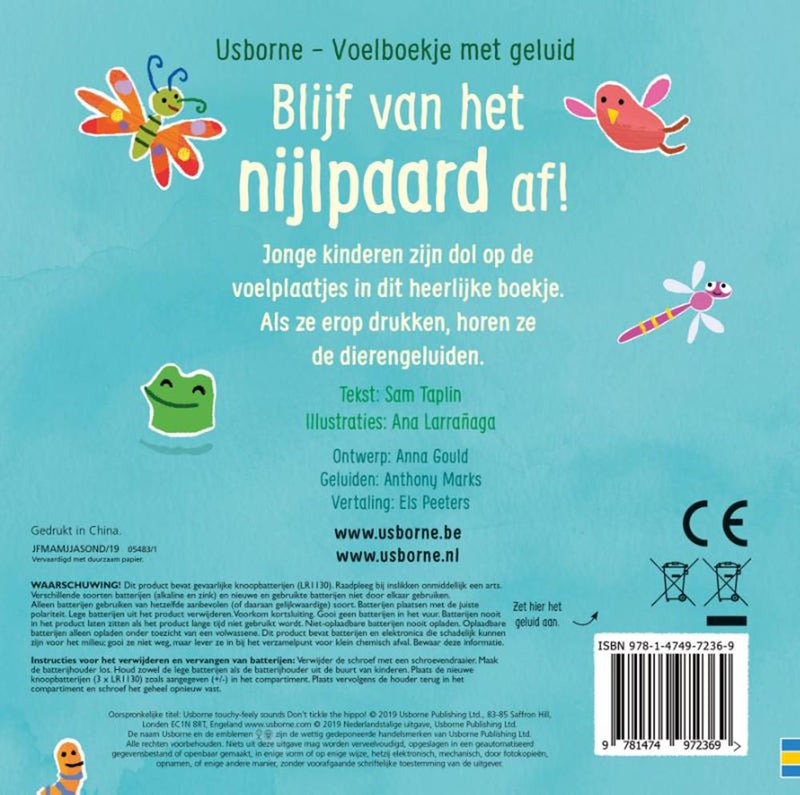 Afbeelding laden in galerijviewer, Geluidenboek: blijf van het nijlpaard af
