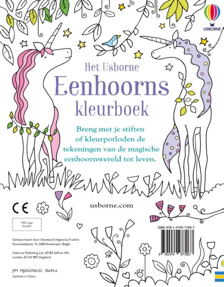 Afbeelding laden in galerijviewer, Centraal boekhuis eenhoorns kleurboek. 3+
