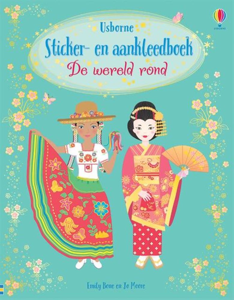 Afbeelding laden in galerijviewer, Sticker en aankleedboek de wereld rond.
