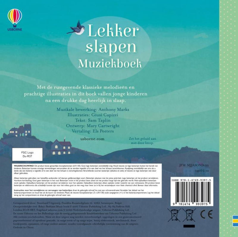 Chargez l'image dans la visionneuse de la galerie, Geluidenboek: lekker slapen. 0+
