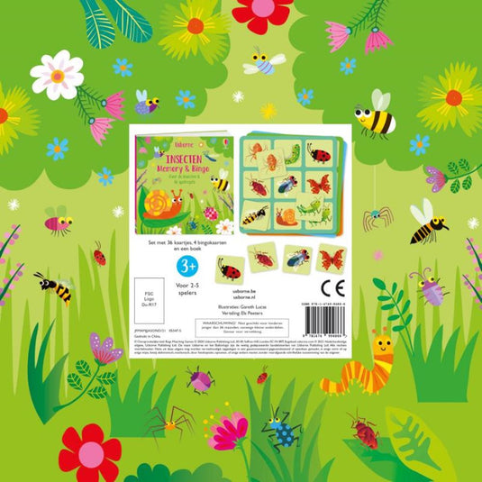 Memory en bingo insecten. 3+