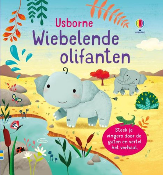 Wiebelende olifanten. 1+