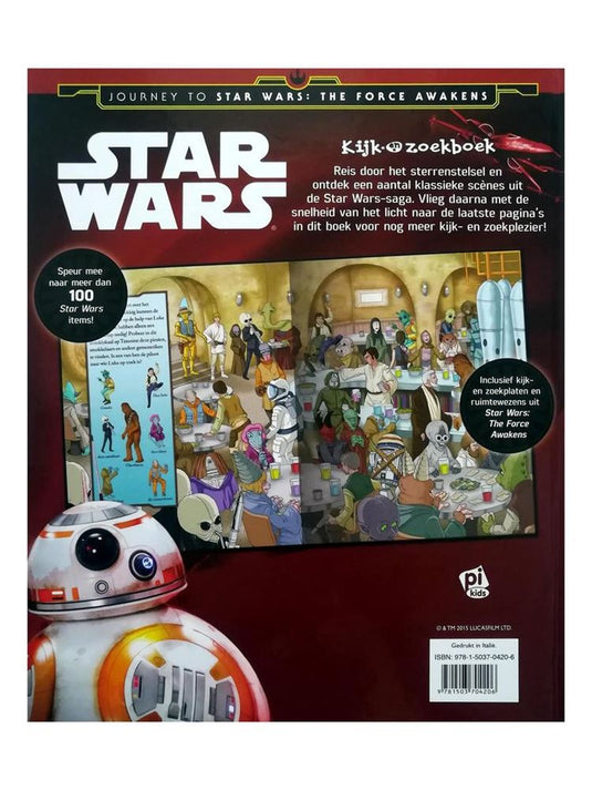 Zoek en vindboek, star wars a journe. 4+