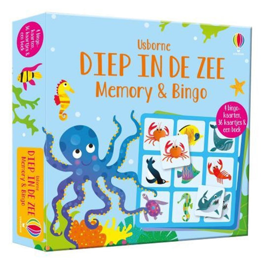 Memory en bingo diep in de zee. 3+