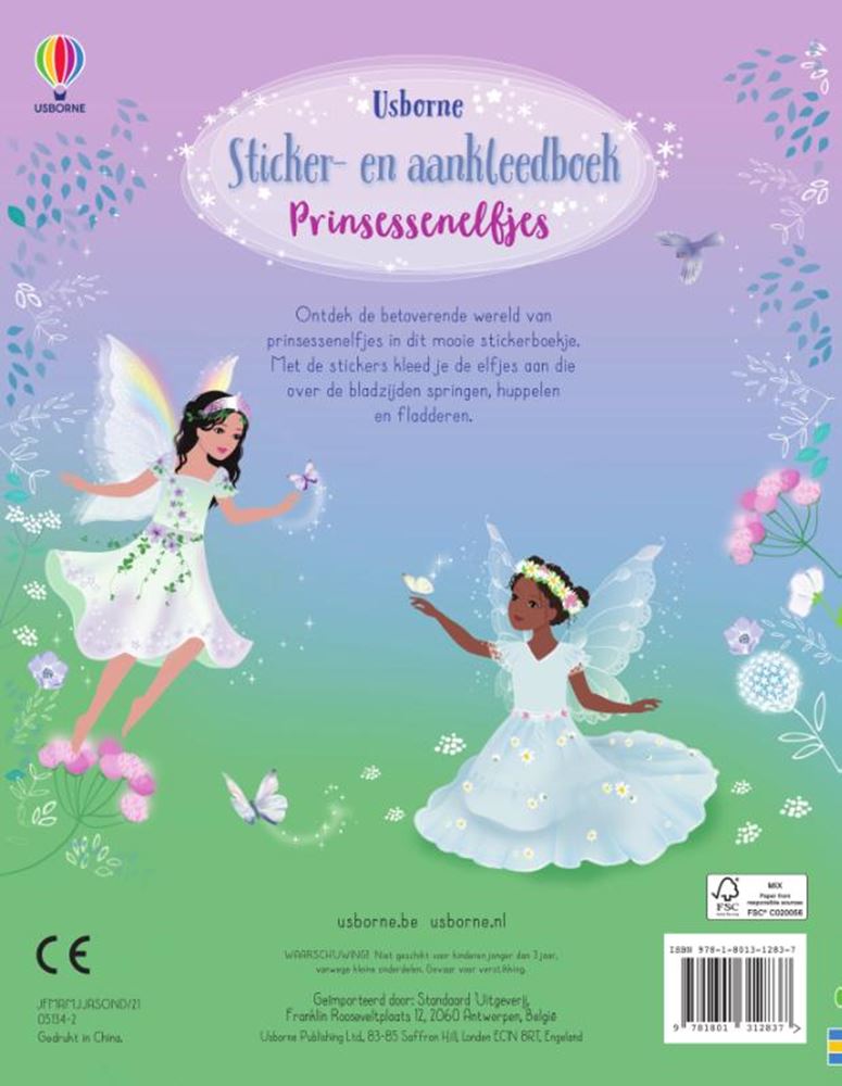Chargez l'image dans la visionneuse de la galerie, Sticker en aankleedboekje prinsessenelfj
