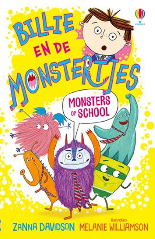 Billie en de monstertjes, in het donker.