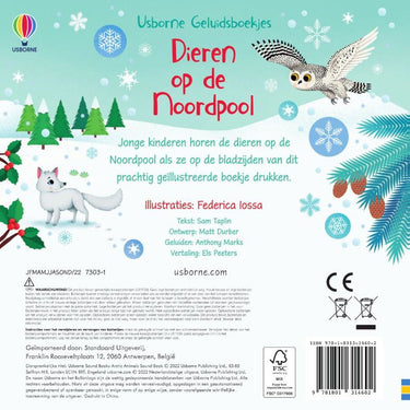 Geluidenboek: dieren op de noordpool. 1+