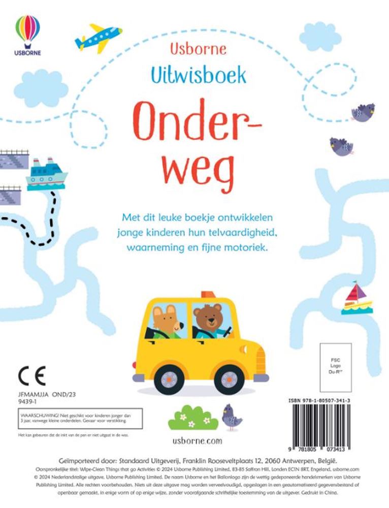 Chargez l'image dans la visionneuse de la galerie, Uitwisboek met stift. onderweg 3+
