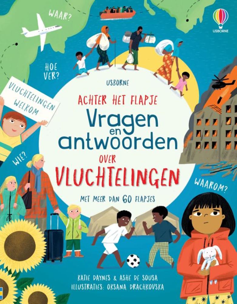 Afbeelding laden in galerijviewer, Over vluchtelingen. kartonboek. 4+
