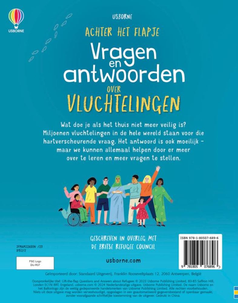 Afbeelding laden in galerijviewer, Over vluchtelingen. kartonboek. 4+
