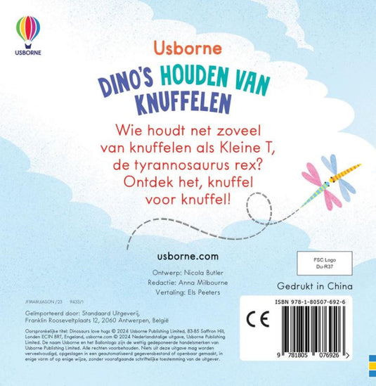 Dino's houden van knuffelen 1+