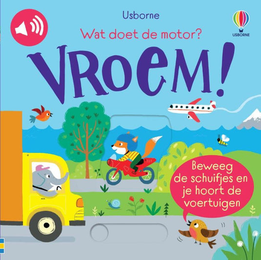Geluidenboek: wat doet de motor? vro. 3+