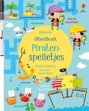 Uitwisboek piratenspelletjes 3+