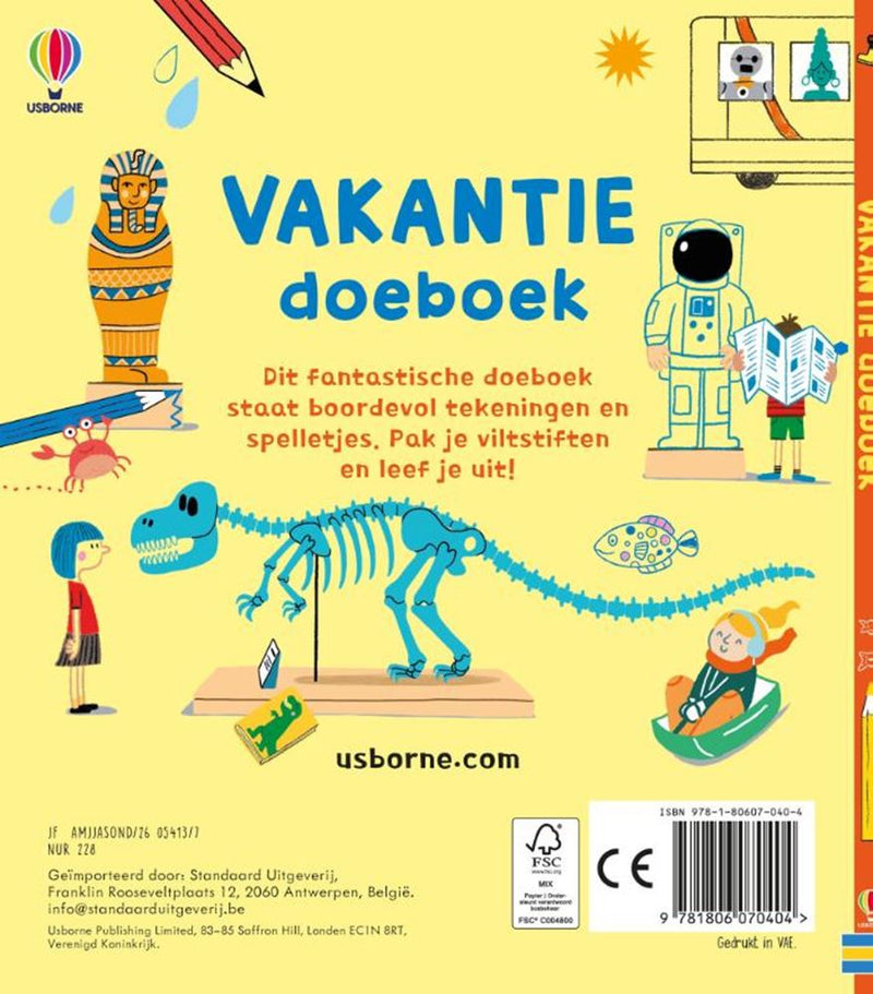 Chargez l'image dans la visionneuse de la galerie, Vakantie doeboek. 4+
