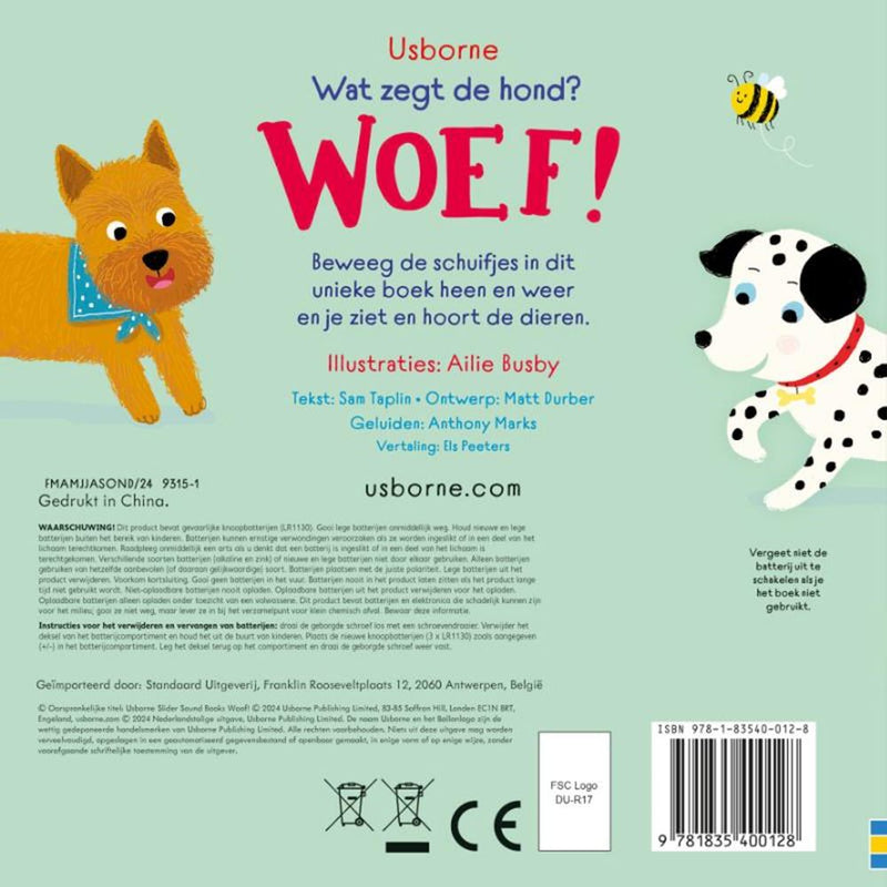 ギャラリービューアに画像をロードする, Wat zegt de hond? woef! 1+
