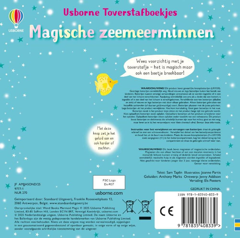 Chargez l'image dans la visionneuse de la galerie, Geluidenboek: magische zeemeerminnen 3+
