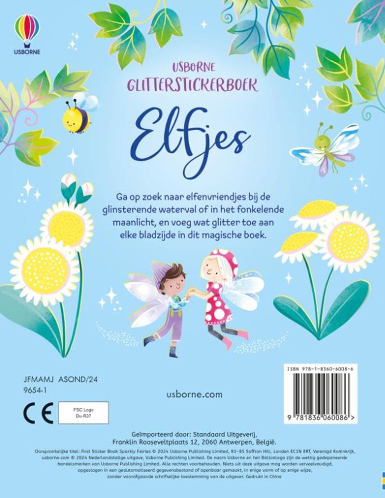 Afbeelding laden in galerijviewer, Stickerboek: glitterelfjes. 3+
