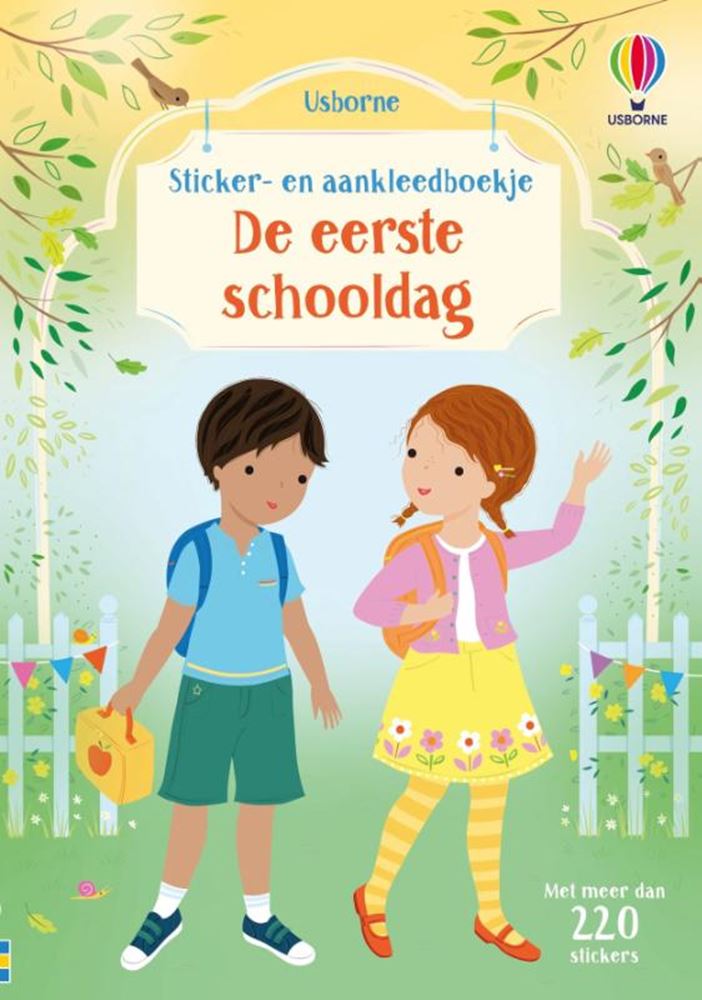 Chargez l'image dans la visionneuse de la galerie, Stickerboek: de eerste schooldag 3+
