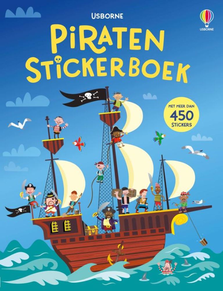Chargez l'image dans la visionneuse de la galerie, Piraten stickerboek 5+
