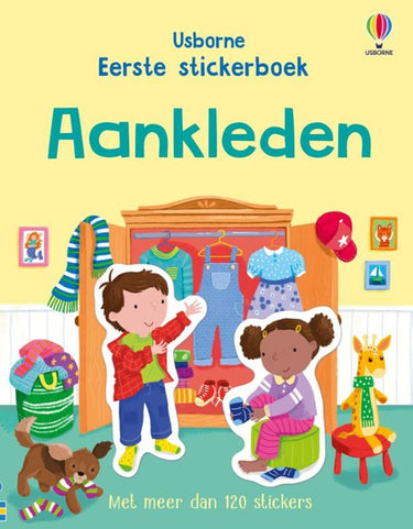Stickerboek: kleed je aan! 3+