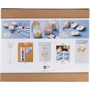 Creativ company http: www.cchobby.nl groepsset-kaarsen-maken-kaarsenhouders-voor-theelichtjes-1-doos