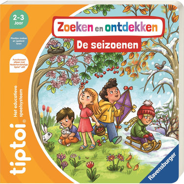 Ravensburger tiptoiâ® boek zoeken en ontdekken: de seizoenen