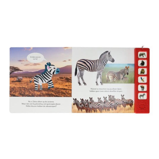 Luisteren naar wilde dieren geluidenboek