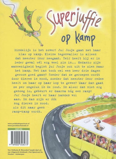 Centraal boekhuis superjuffie op kamp