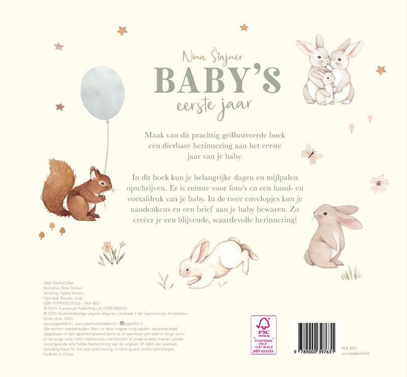 Afbeelding laden in galerijviewer, Paper life baby's eerste jaar volwassene
