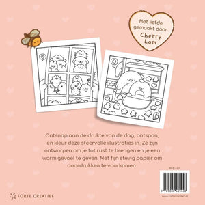 Forte creatief cozy kleurboek calm - | 3 stuks