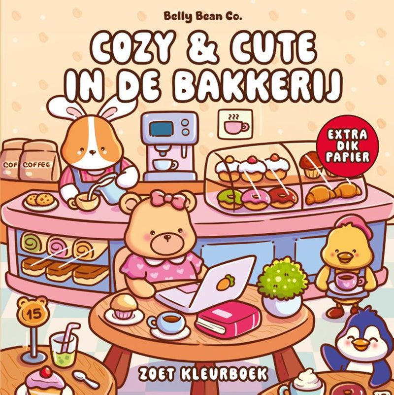Chargez l'image dans la visionneuse de la galerie, Cozy cute in de bakkerij. kleurboek.
