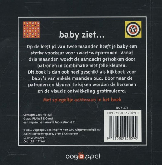Baby ziet: kijkboek met spiegeltje. 0+