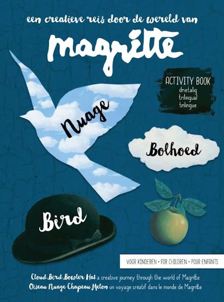 ギャラリービューアに画像をロードする, Magritte: vogel wolk bolhoed (pb). 8+
