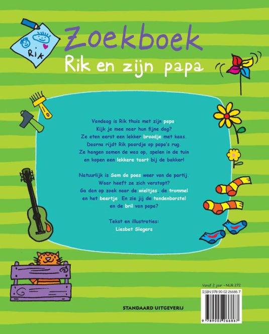 Zoekboek: rik en zijn papa. 2+