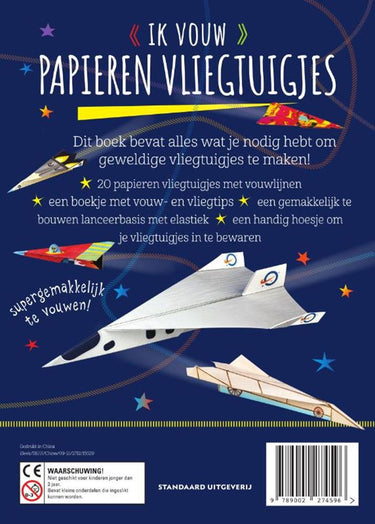 Wpg uitgevers ik vouw papieren vliegtuigjes. 6+