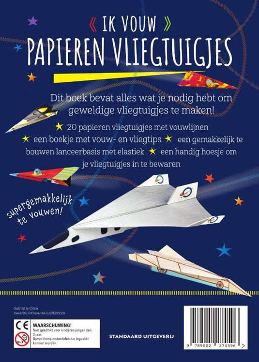Wpg uitgevers ik vouw papieren vliegtuigjes. 6+