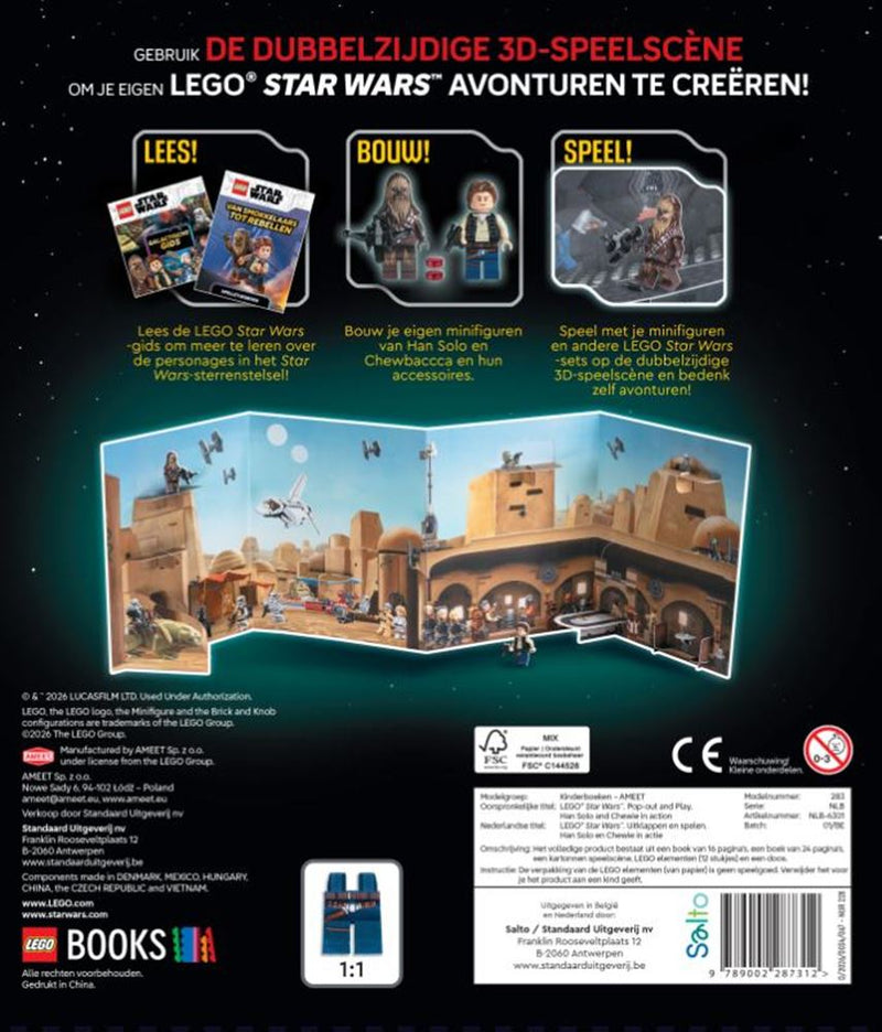 ギャラリービューアに画像をロードする, Uitklappen en spelen: han solo en chewie
