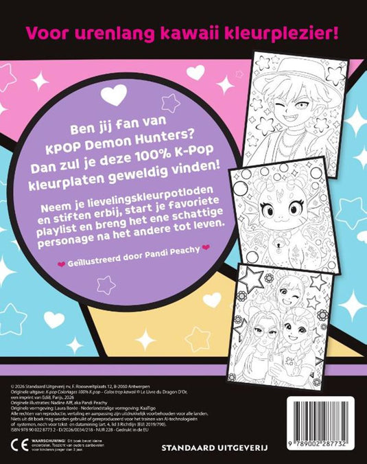 K-pop fandom kleurboek 7+