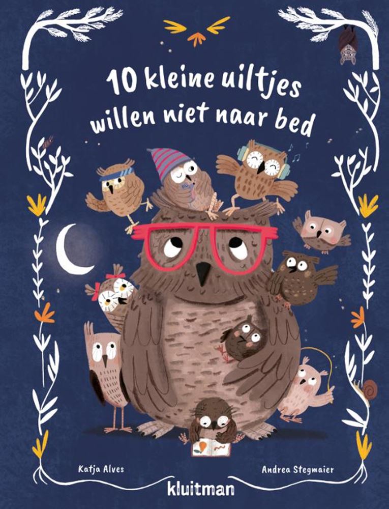 Afbeelding laden in galerijviewer, Uitgeverij kluitman 10 kleine uiltjes willen niet naar bed prentenboek
