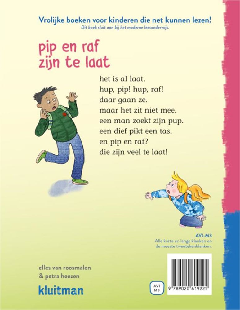 Afbeelding laden in galerijviewer, Uitgeverij kluitman lees lees lees - pip en raf zijn te laat (avi-m3)
