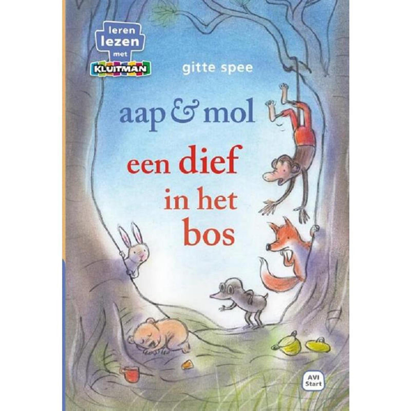 Afbeelding laden in galerijviewer, Kluitman aap mol - een dief in het bos (avi start)
