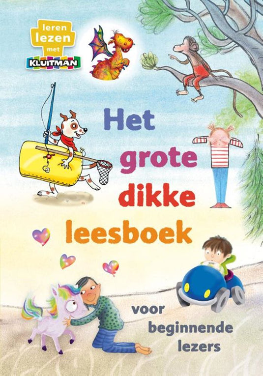 Uitgeverij kluitman het grote dikke leesboek voor beginnende lezers - avi-start, m3 en e3