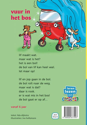 Kluitman vuur in het bos (avi start)